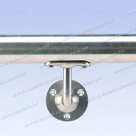- Fixed - Screw Exposed Bracket - Stainless Steel Round Tube Handrail Wall Bracket - Angle Fixed