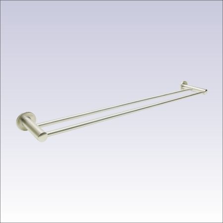 Stainless Steel Towel Rack - Stainless steel towel shelf with two crossbars
