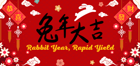 AMTIch wünsche Ihnen ein frohes Jahr des Kaninchens