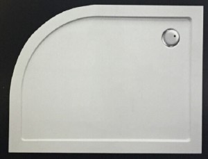 Offset Quadrant SMC shower tray - A5003. Offset Quadrant SMC shower tray (A5003)