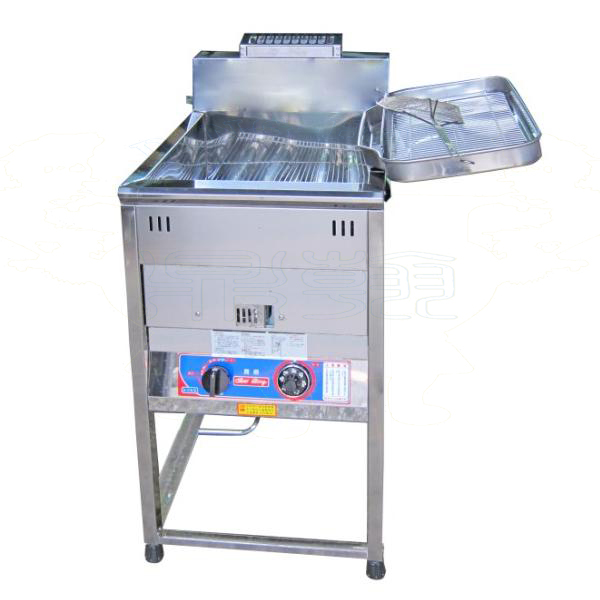 Freidora con filtro de aceite para restaurante, máquina para freír pollo,  limpieza de aceite, 220V, 550W - AliExpress