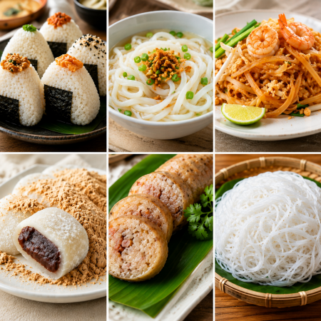 Sản xuất Thực phẩm từ Gạo, Ngũ cốc & Mì - Thực phẩm từ Gạo & Mì