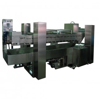 Macchina per friggere a immersione e raschiatore