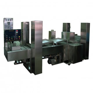 Submerged-pipe Frying Machine with Special Lifting System