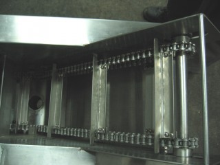 Με ξύστρα για τα υπολείμματα λαδιού.