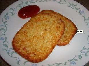 可成型各种片块状, 例:薯饼