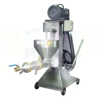 Máquina industrial de picar carne con tubo de filtro - Picadora y refinador de carne DH803