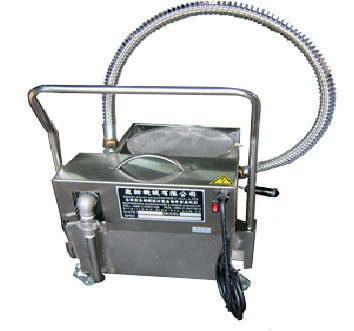 Filtre automatique d'huile de friture  Équipement de traitement des  aliments - Ding-Han Machinery Co., Ltd.