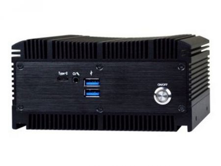 Mini PC Windows 11 Tiger Lake de 11ª geração com chassi robusto de alumínio 2 x LAN