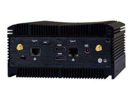 Mini PC sans ventilateur Windows 11 châssis robuste en aluminium 11e 2 x HDMI