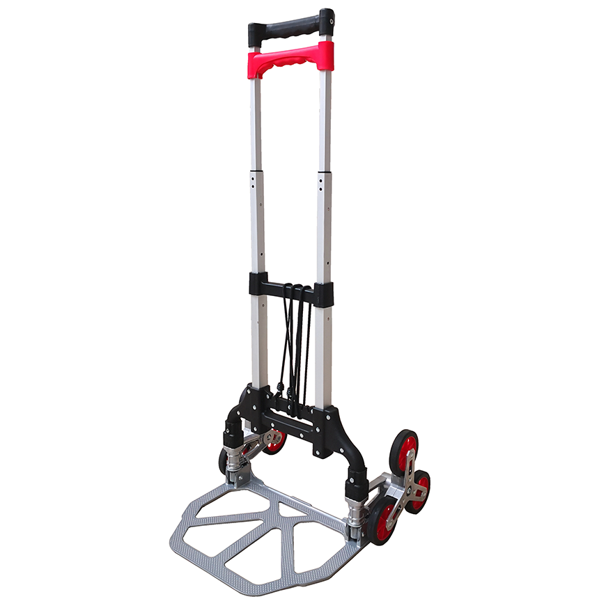 Foldable Aluminum Stair Climbing Hand Truck Maker Loading 75 kg