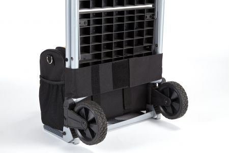 6 inches rubber wheels assist moving smoothly