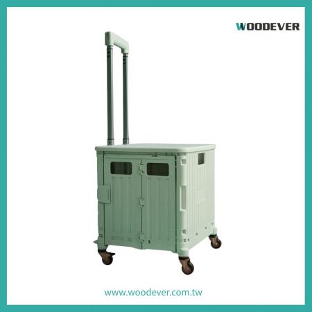 前扣式式收納蓋功能，提升購物車的空間利用。