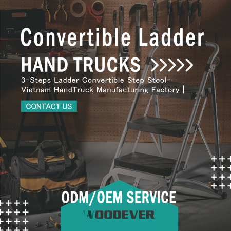 Carrinho de escada conversível - Step stool is produced based solid steel tube and certified plastic