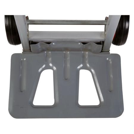 Hand truck can be folded in a sec.
