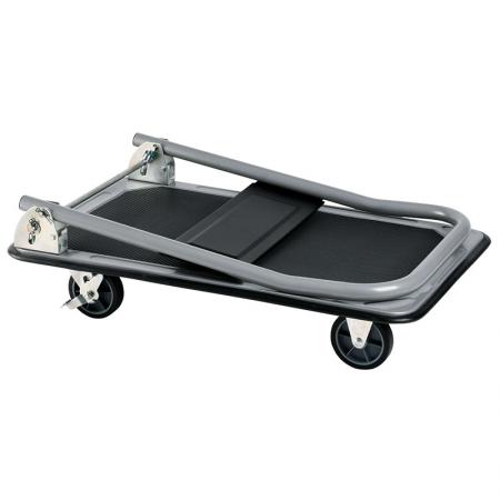 Hand truck is foldable design.