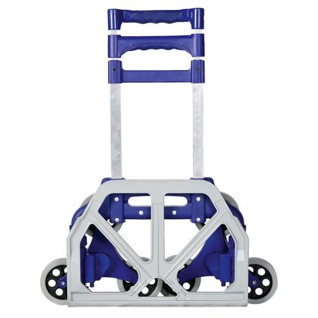 Składany aluminiowy wózek ręczny można łatwo złożyć.
