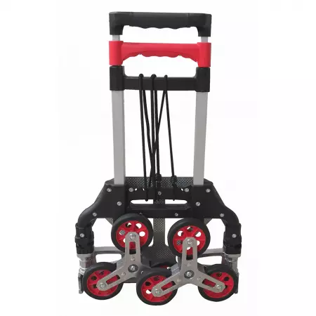 Folding aluminum hand truck can be folded easily.