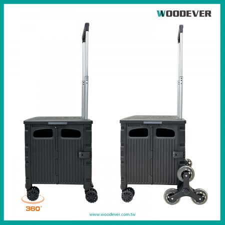 Multifunctional Utility Folding Trolley Storage Box Portable Shopping Cart with Stair Climbing Wheels and 360° Rotating Wheeled Custom Supplier - Portable Folding Wheel Shopping Trolley B2B Manufacturer with High Price Competitiveness, Portable Folding Rolling Wheeled Boot Cart Manufacturer