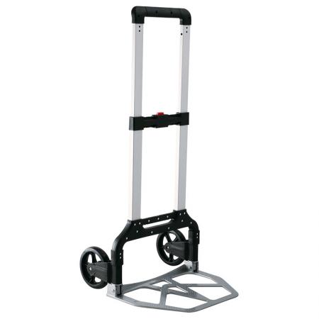Producent aluminiowego wózka ręcznego (nośność 150 kg) - Składany wózek ręczny z aluminium wyposażony w 6-calowe koła z odlewanej stali.