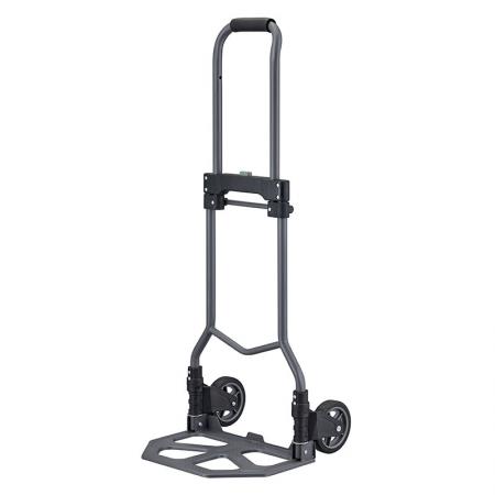 Carrello pieghevole leggero in acciaio, capacità di carico 75 kg conforme a TUV/GS.