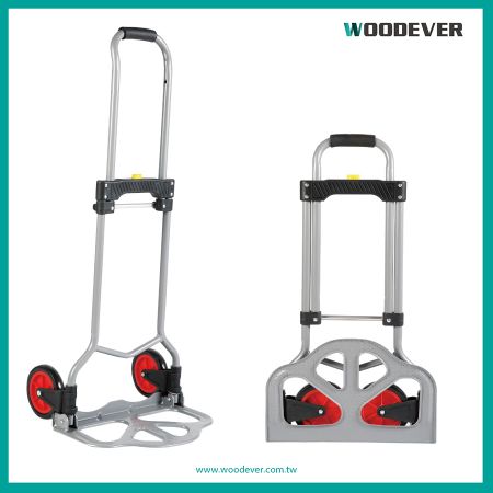 Lightweight Steel Hand Truck Supplier (Loading 60 KG) - Steel folding Hand Cart is produced in accordance with all standard of TUV / GS certificate.