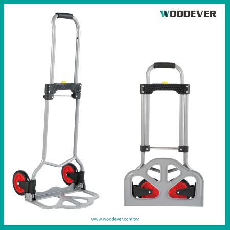 Leichter Stahl-Handwagen Lieferant (Beladung 60 KG) - Der faltbare Handwagen aus Stahl wird gemäß allen Standards des TUV / GS-Zertifikats hergestellt.