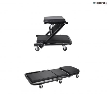 Creeper plegable Z-Frame 2 en 1 con asiento | Fabricante Vietnet
