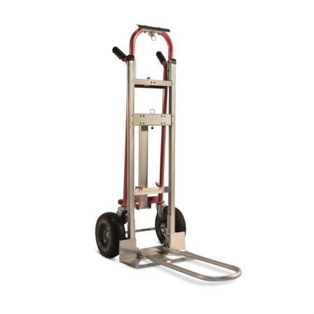 Vertical-Horizontal 4-In-1 Dual Handle Hand Truck (Loading 360 kg) - 4-in-1 versatility hand trucl for every parcel size and logistic job.With dual handle makes hand truck more comfort to operate.