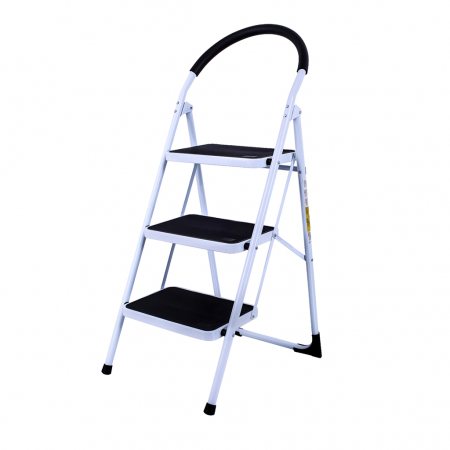 330lbs 帶把手折疊梯凳 - 製造工廠 - 適用於家庭、辦公室和車庫的最佳可折疊梯凳，由專業的梯子製造商製造。