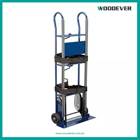 600lbs Appliance Steel Hand Truck Stair Climber | Factory Manufacturer - Fully assembled and made of durable steel frame, this industrial appliance trolley can master stair climbing and heavy carrying works.
