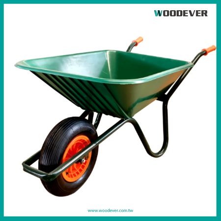 Pengedar Troli Taman Harga Kilang (Muatan 120kg) - Perkhidmatan pembuatan OEM/ODM/ pembelian pukal roda berongga keluli dan plastik untuk pelanggan B2B.