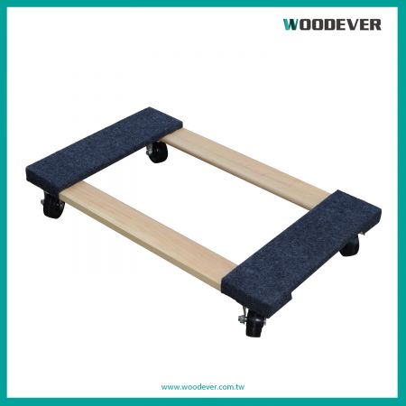 Wholesale Wood Dolly with 4 PP Swivel Caster Wheels Furniture Moving Hardwood Dolly Manufacturer - WOODEVER's Vietnam-based hand truck manufacturing factory wholesales high-quality wood dollies at highly competitive prices.
