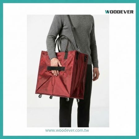 攜帶式採購大容量摺疊購物拉車袋、輕便手提袋