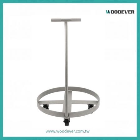 Chariot à fût rond industriel professionnel : solution de charge lourde de 250 KG