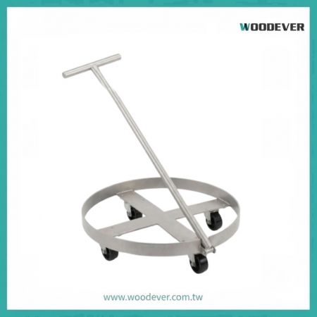 Chariot à fût rond industriel professionnel : solution de charge lourde de 250 KG