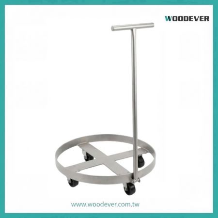 Chariot à fût rond industriel professionnel : solution de charge lourde de 250 KG - Chariot à fût rond industriel professionnel : solution de charge lourde de 250 KG