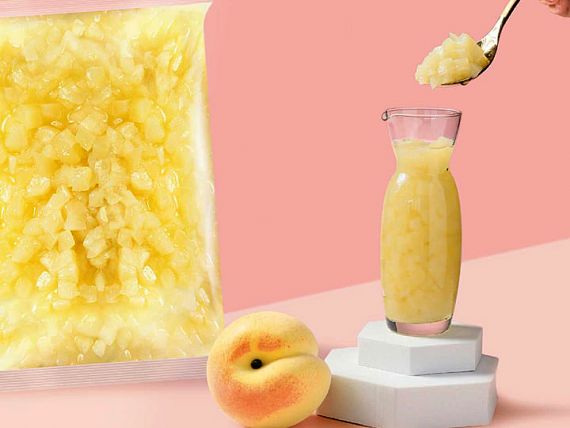 Frozen Candied Peach Cube - Frozen Candied Peach Cube