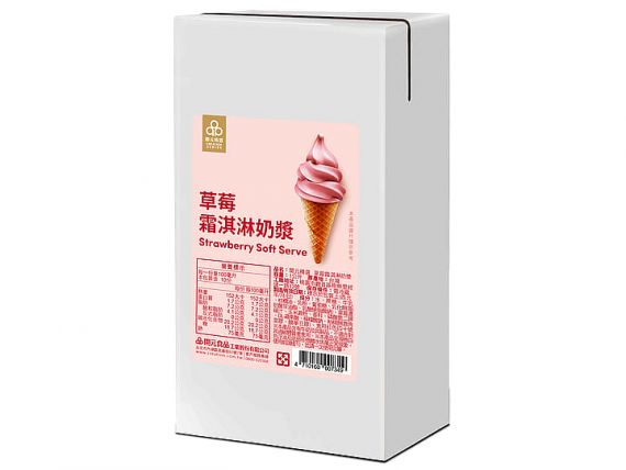 Strawberry Soft Serve Mix - Strawberry Soft Serve Mix
