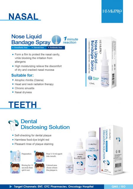 Soins dentaires Soins nasaux