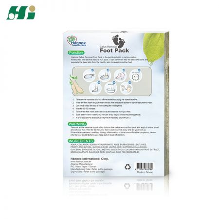 عبوة تقشير القدمين