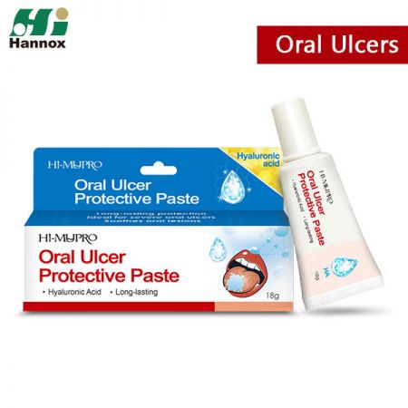 Pasta protetora para aftas bucais (fórmula com ácido hialurônico) - Pasta protetora para aftas bucais