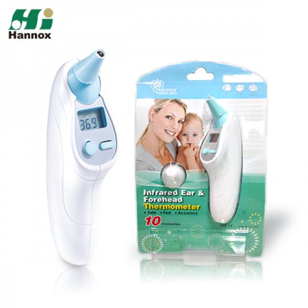 Thermomètre frontal auriculaire infrarouge