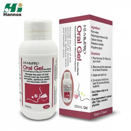 Enxaguante oral para feridas Gel oral