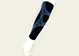 Manche de compression élastique en spandex pour sport