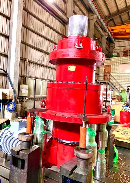 行星式減速機整修後試車