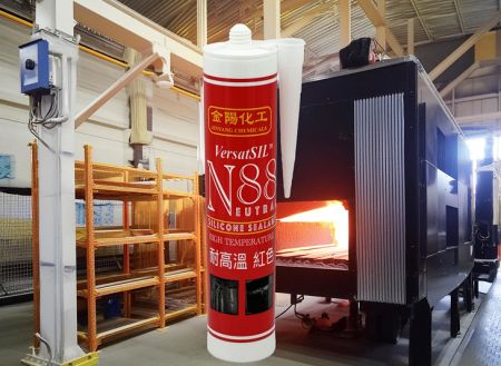 N88 耐高溫矽利康密封膠 - 高溫矽膠密封劑,適用於廚房電器和工業烤箱