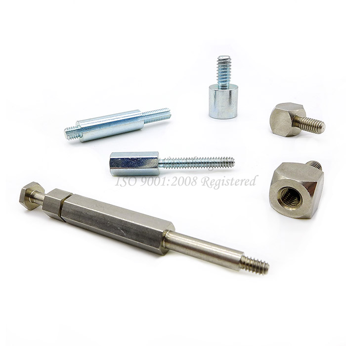 Metal Hex Standoff Screws, Turned Parts, Brass & Steel Metal Components  Manufacturing