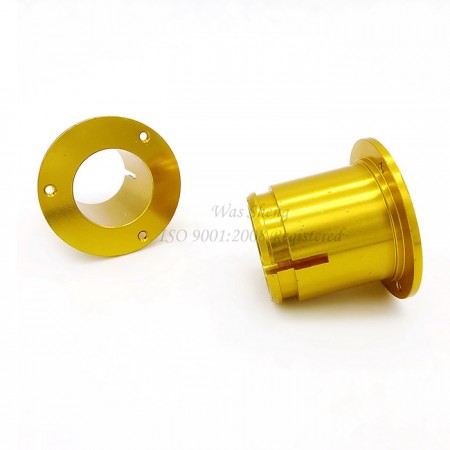 鋁 6061 黃色陽極 軸承套管