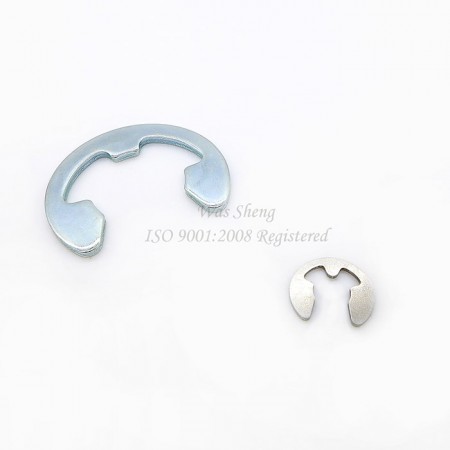 JIS B 2805 / DIN 6799 Anelli elastici tipo E, anelli E - Anelli di tipo E secondo DIN 6799, E-Rings, parti di stampaggio